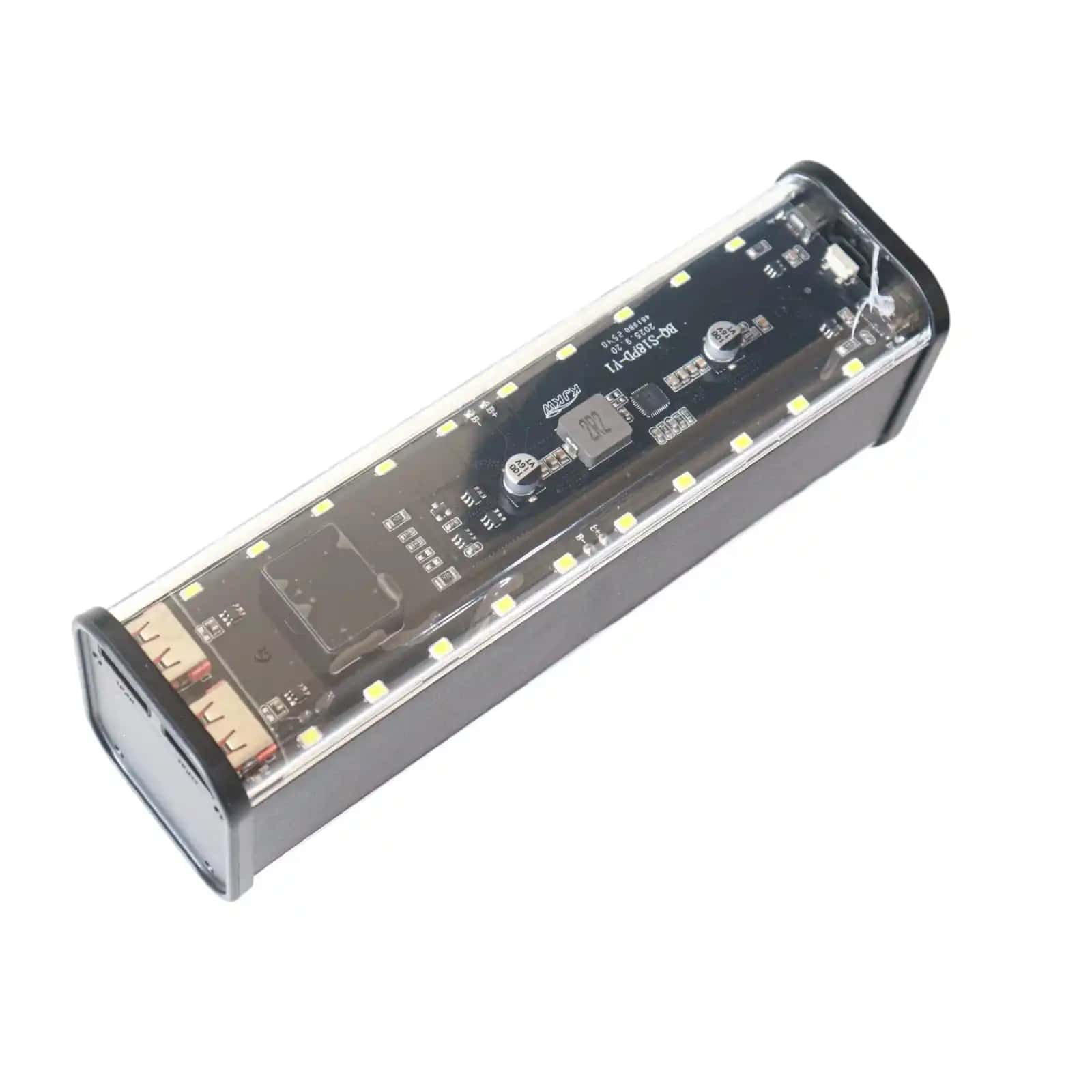 8×18650 DIY Power Bank Case – 22.5W LED Display