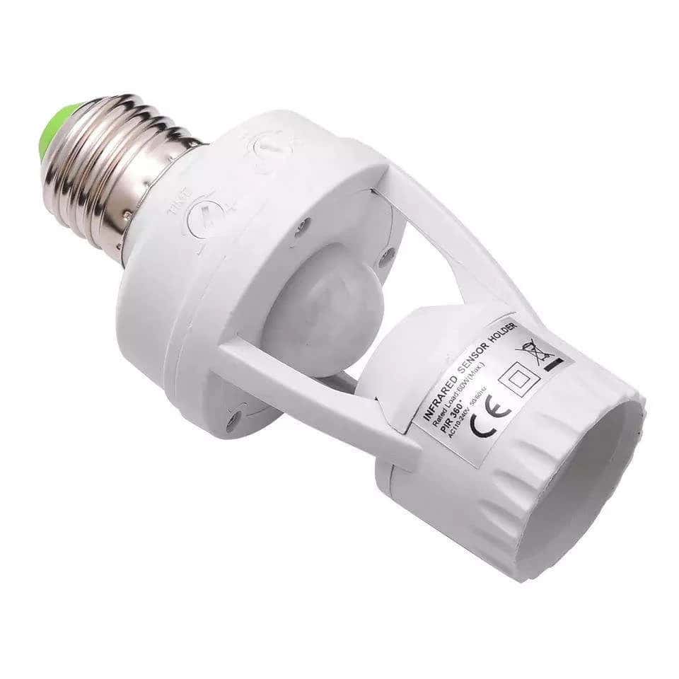 PIR Motion Sensor Bulb Holder (240V)
