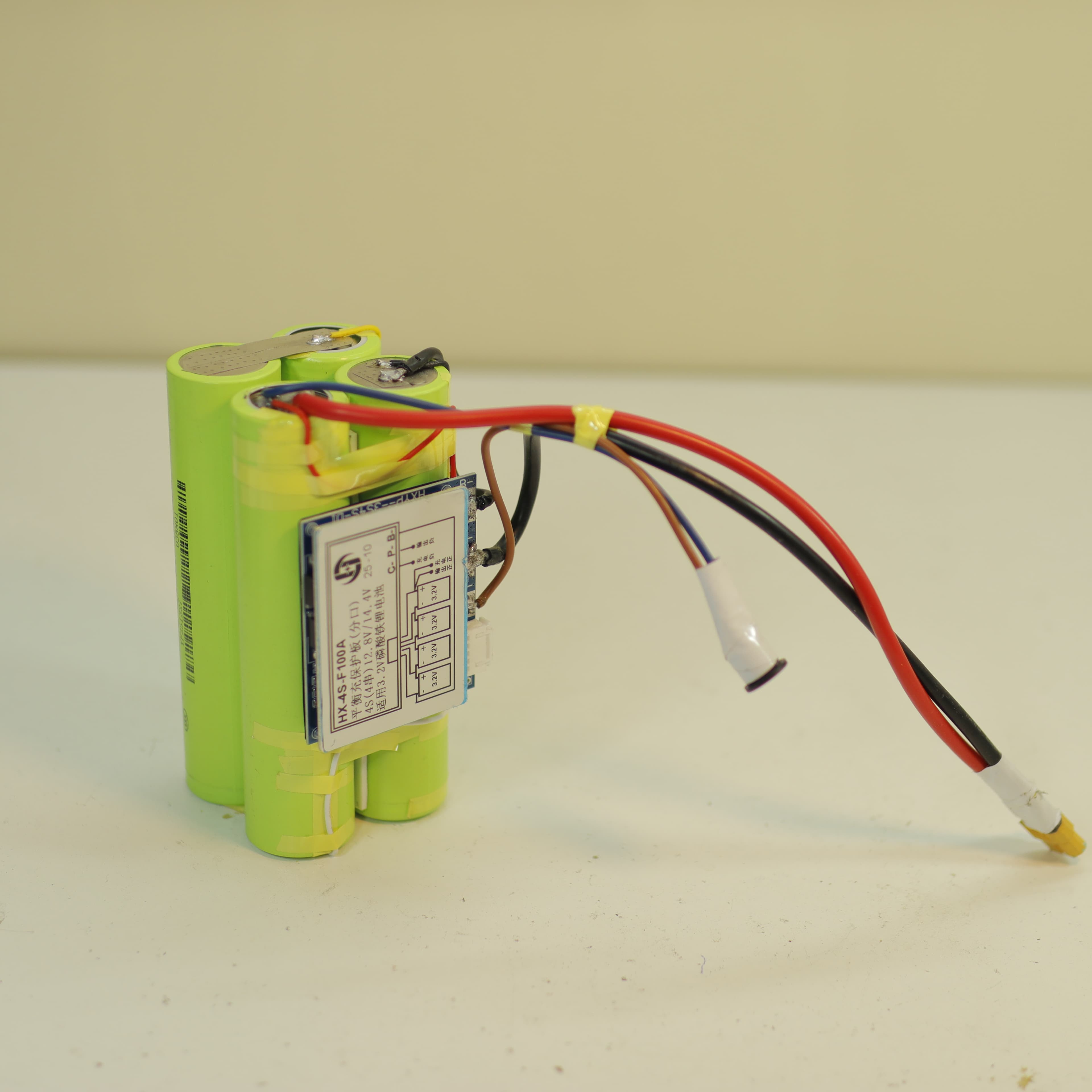 12V 15Amp LifePO4 Battery Pack With 100Amp Bms
