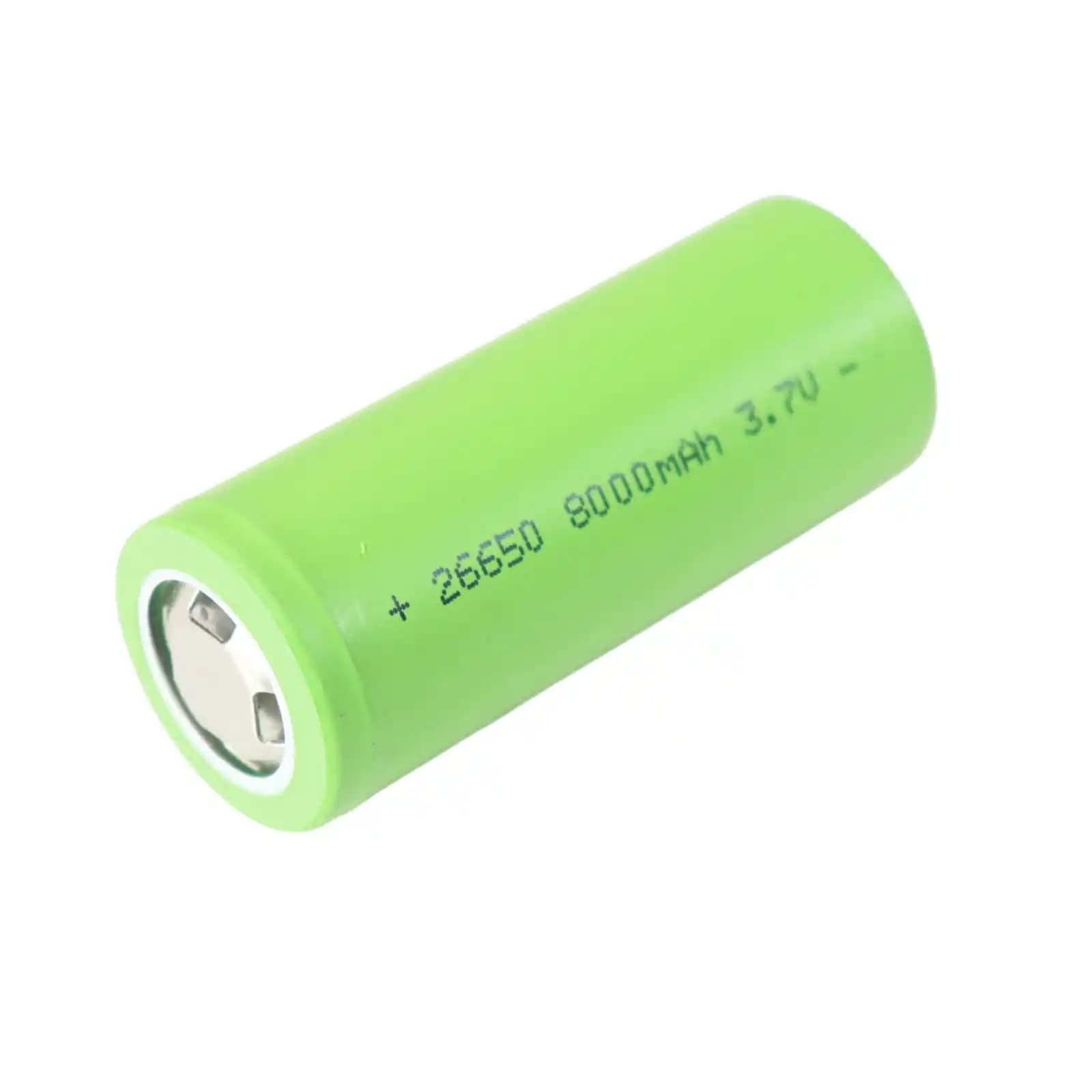 26650 Rechargeable Lithium Battery – 3.7V 8000mAh